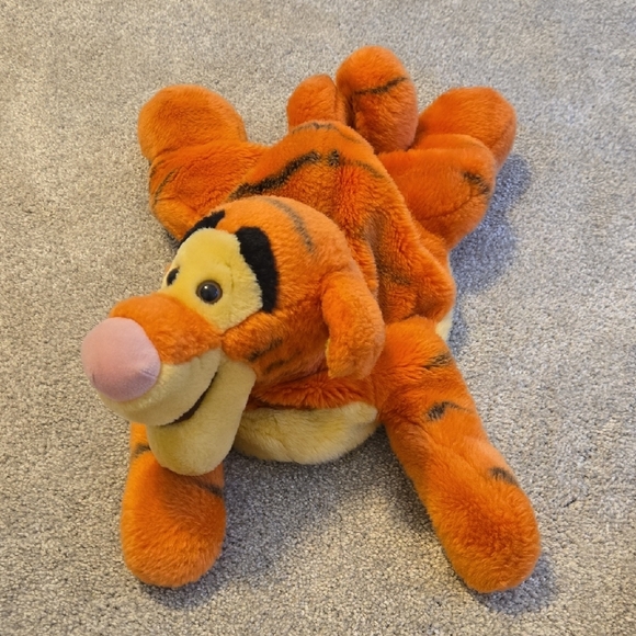 Disney Other - 16" Vintage Disney Tigger Stuffed Animal With Zipper Tummy